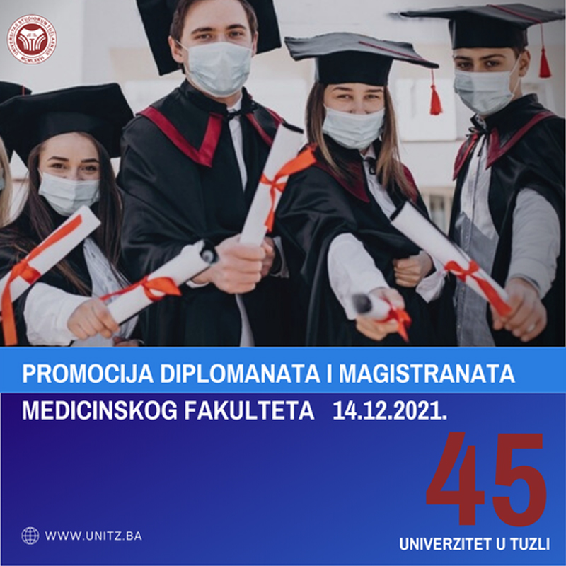 Univerziet u Tuzli - Promocija diplomanata i magistranata Medicinskog fakulteta