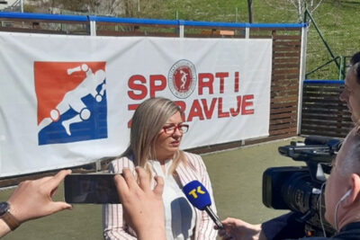 Ministrica Mijatović prilikom posjete Fakultetu za tjelesni odgoj i sport